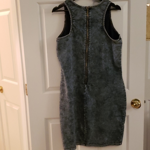 GS LOVE PLUS SIZE Stretch Denim Dress - Picture 2 of 2
